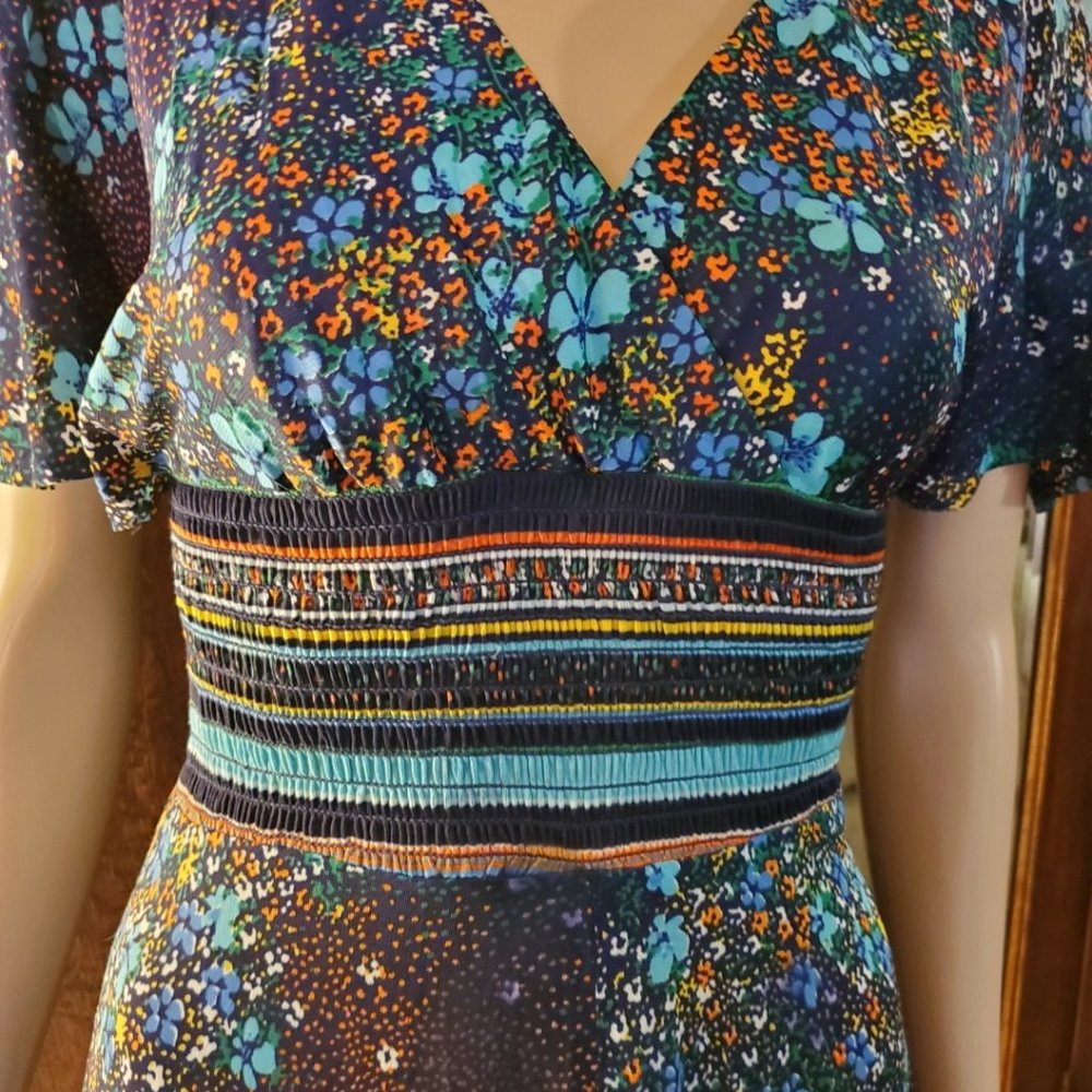 Yves Jennet Vintage 70s Hippie Boho Chic Maxi Dress - Picture 11 of 14